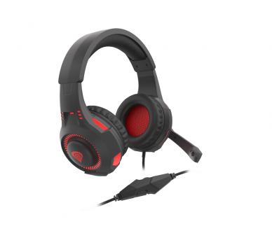 AURICULARES GAMING GENESIS RADON 210 71 USB NEGRO ROJO