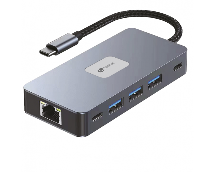 LEOTEC DOCKING STATION 10 1 1USB C PD100 3USB30 1USB C 2HDMI GGL LEC TJSD MCSD