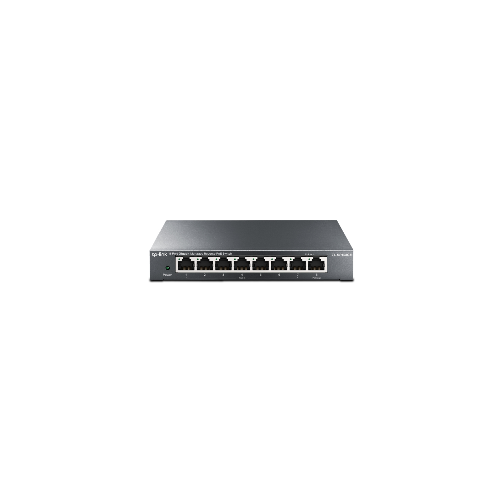 OMADA 8 PORT GIGABIT MANAGED REVERSE POE SWITCH