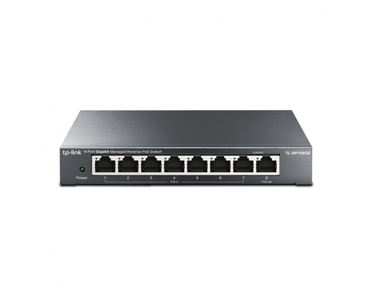 OMADA 8 PORT GIGABIT MANAGED REVERSE POE SWITCH