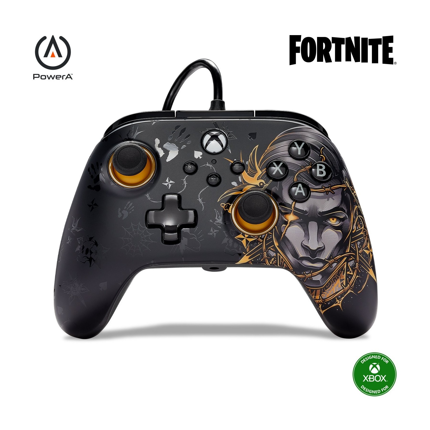 PowerA Advantage Wired Controller - Midas Fortnite (Xbox Series X - S)