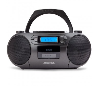 p ph2Aiwa BoomBox BBTC 550BK h2bBOOMBOX TODO EN UNO bbrReproductor portatil de CD MP3 USB TAPE BT con radio FM PLLbrbREPRODUCTO