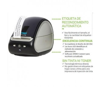 Dymo Etiquetadora Rotuladora Electrónica Labelwriter 550