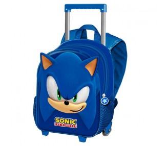 Trolley 3D Face Sonic The Hedgehog 31Cm