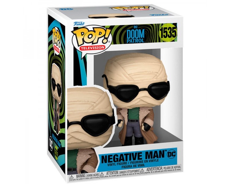 Figura Pop Dc Comics Doom Patrol Negative Man