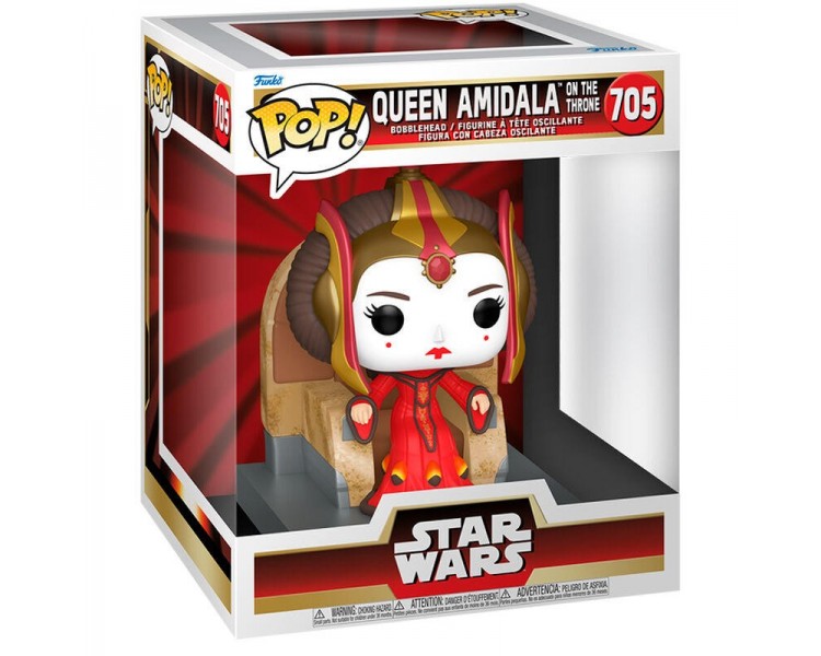 Figura Pop Deluxe Star Wars Queen Amidala On The Throne