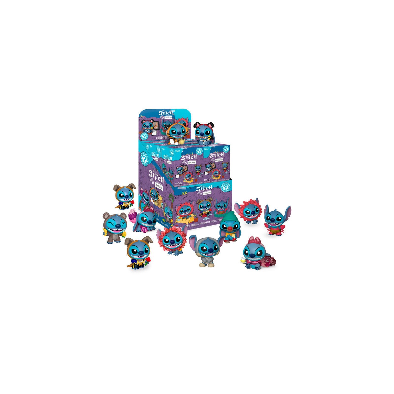 Figura Mystery Mini Stitch Disney Surtido 12 Unidades