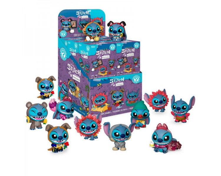 Figura Mystery Mini Stitch Disney Surtido 12 Unidades