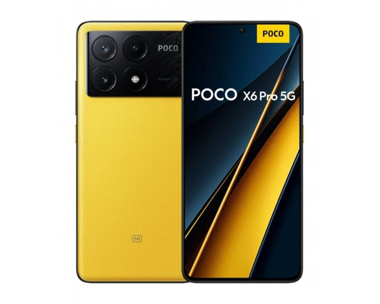 Smartphone Xiaomi Poco X6 Pro 6.67"/ 8Gb/ 256Gb/ 5G/ Amarill