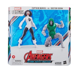 Figura Captain Marvel Vs Doctor Doom Beyond Earths Mightiest