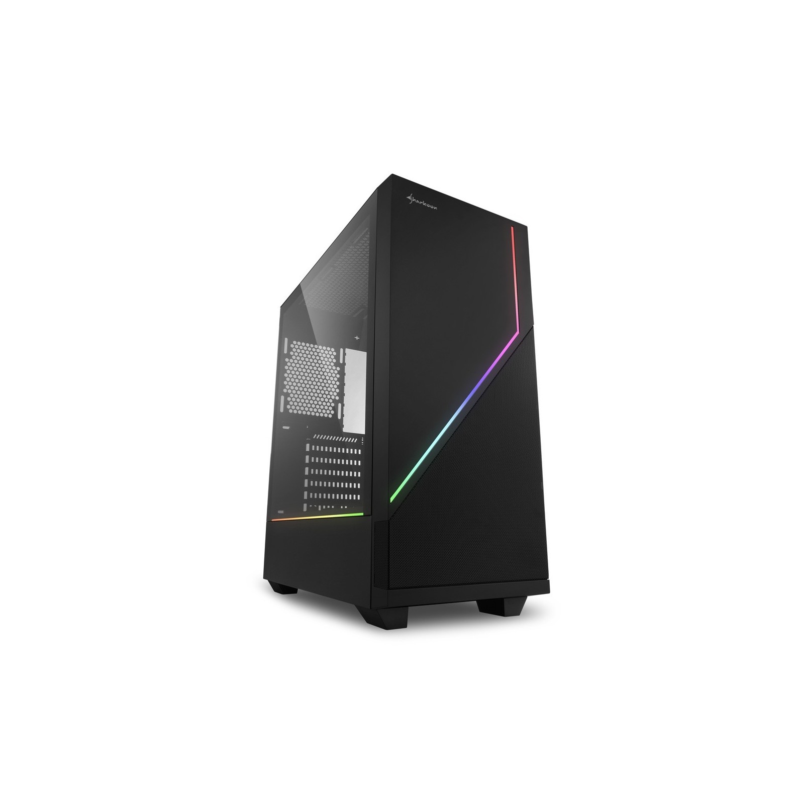 Caja sharkoon rgb flow atx 2xusb30