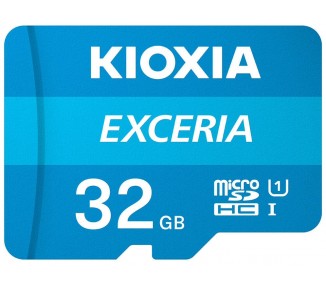 Tarjeta Micro Sd Kioxia 32 Gb Uhs-I C10 R100 + Adaptador