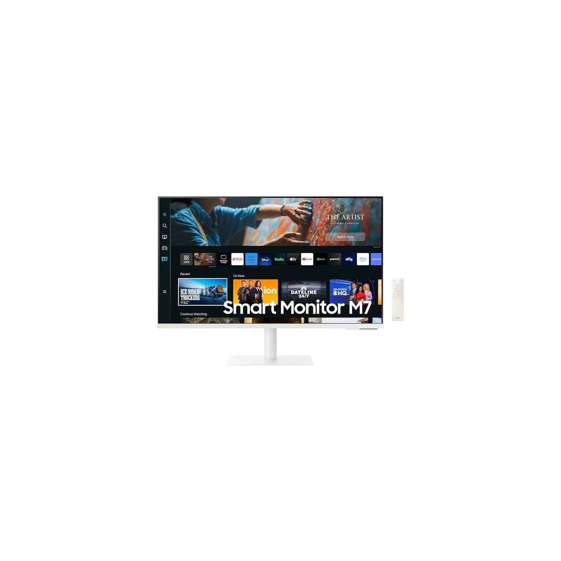 h2Smart Monitor M7 h2divullispanSmart Monitor powered by Tizen con calidad 4K UHD nbspTu contenido favorito en calidad 4K UHD y