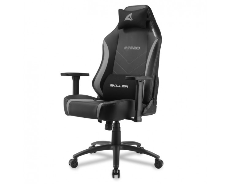 Silla gaming sharkoon sgs20 negro gris