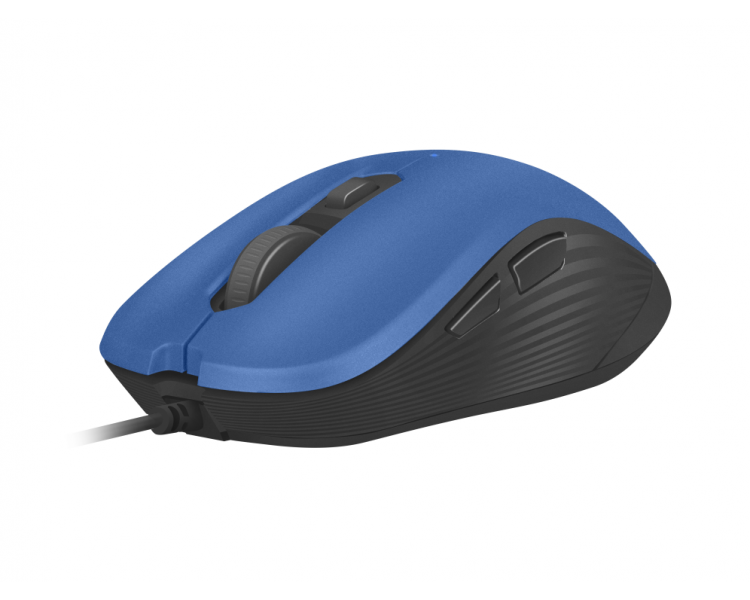 RATON NATEC DRAKE OPTICO 3200 DPI AZUL NEGRO