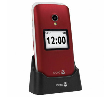 TELEFONO MOVIL SENIOR DORO 2424 24 16MB 8MB ROJO T3MPX