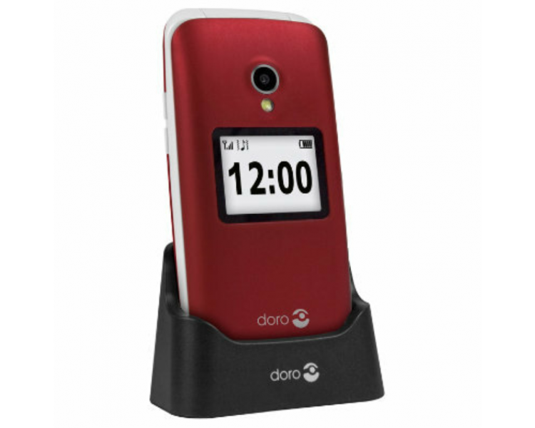 TELEFONO MOVIL SENIOR DORO 2424 24 16MB 8MB ROJO T3MPX