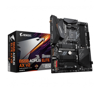 PLACA BASE GIGABYTE B550 AORUS ELITE AX V2 AM4 MATX 4XDDR4