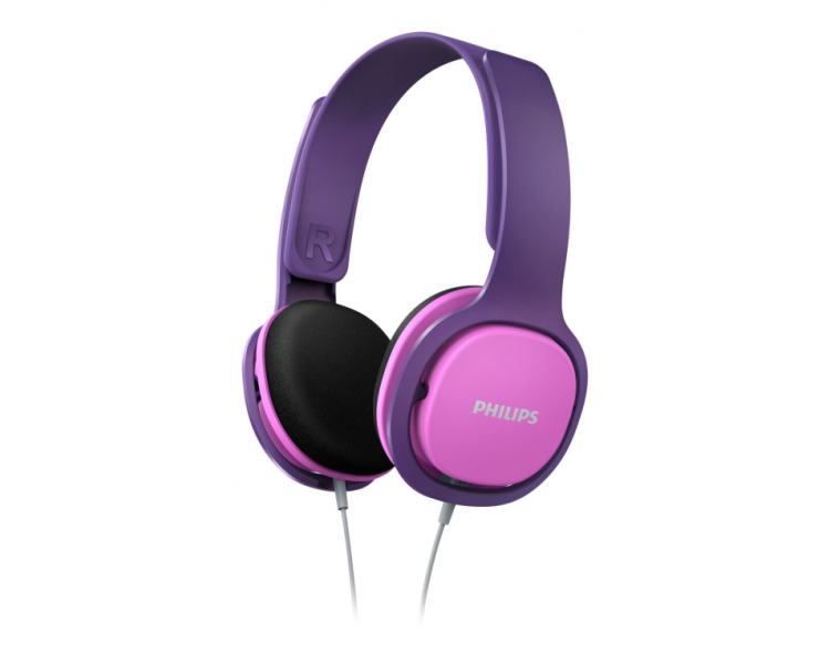 AURICULAR DIADEMA PHILIPS SHK2000PK 00 NIOS KIDS ROSA ROSA