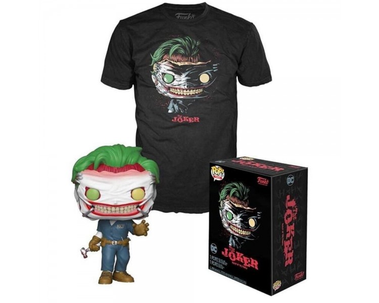 Set Figura Pop & Tee Dc Comics The Joker Exclusive M