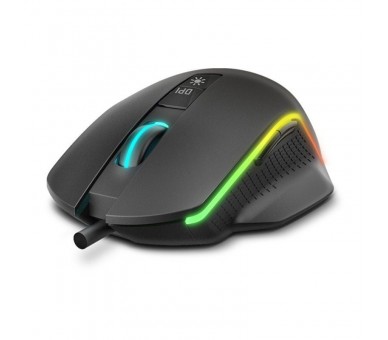 ph2KEOS h2h2RGB OPTICAL GAMING MOUSE h2ul liSensor optico de gran precision li liSoftware programable li li6 niveles de DPI 800