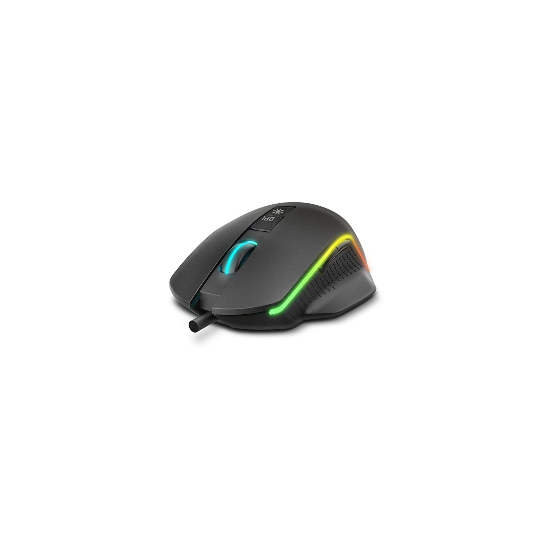 ph2KEOS h2h2RGB OPTICAL GAMING MOUSE h2ul liSensor optico de gran precision li liSoftware programable li li6 niveles de DPI 800