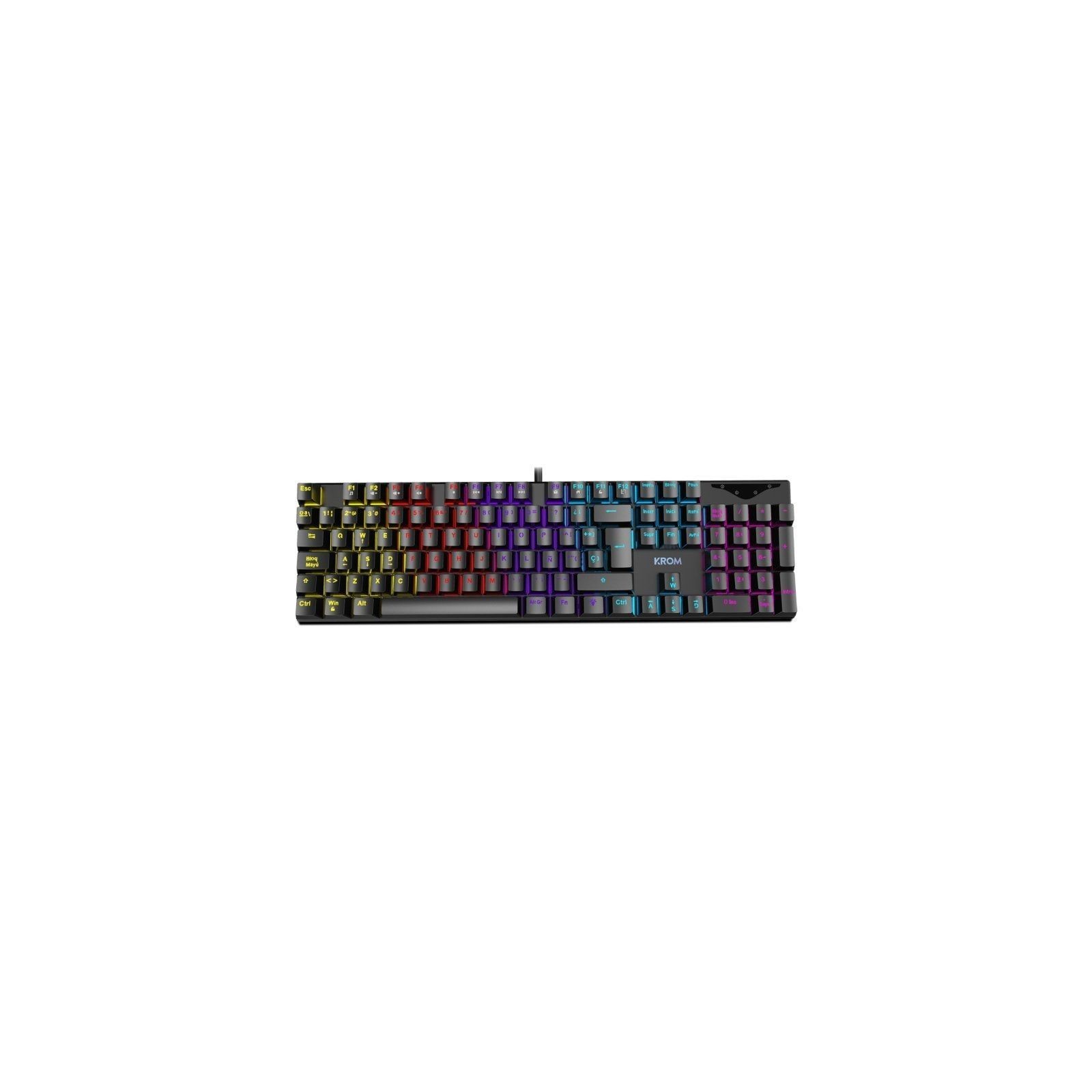 ph2KASIC h2h2MECHANICAL RAINBOW GAMING KEYBOARD h2ul liTeclado mecanico con switches de alta calidad li liTeclas retroiluminada