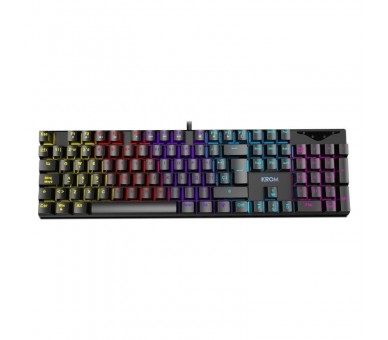 ph2KASIC h2h2MECHANICAL RAINBOW GAMING KEYBOARD h2ul liTeclado mecanico con switches de alta calidad li liTeclas retroiluminada