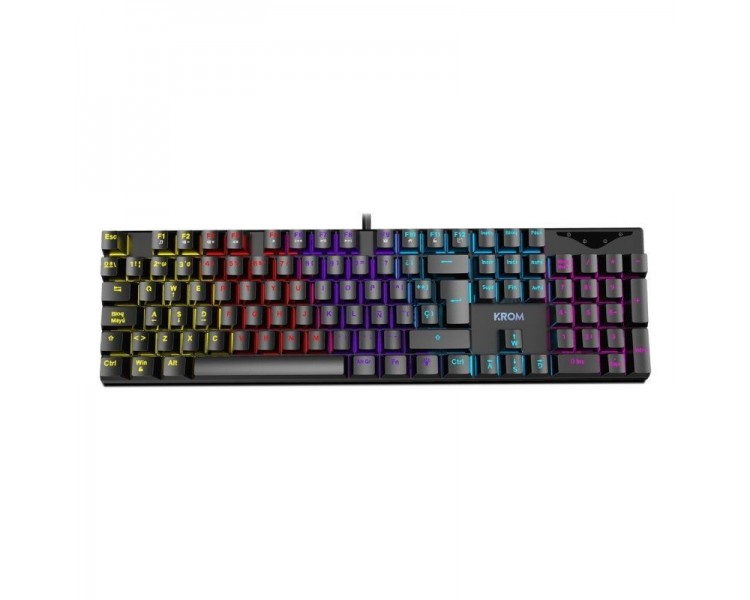 ph2KASIC h2h2MECHANICAL RAINBOW GAMING KEYBOARD h2ul liTeclado mecanico con switches de alta calidad li liTeclas retroiluminada