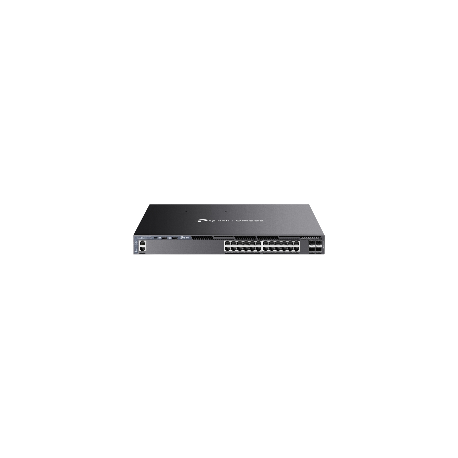 OMADA 24 PORT GIGABIT STACKABLE L3 MANAGED POE SWITCH WITH 4 10G SLOTS