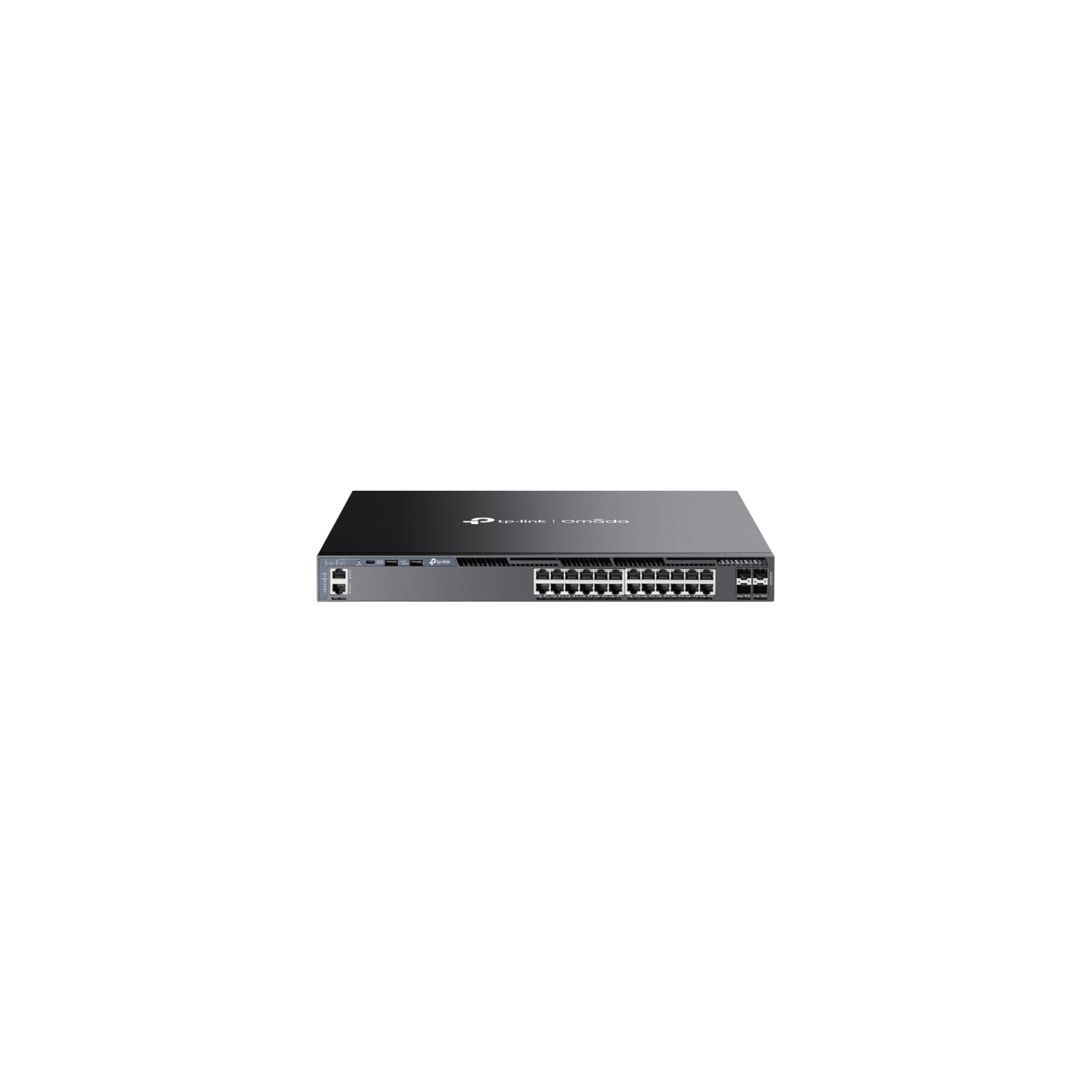 OMADA 24 PORT GIGABIT STACKABLE L3 MANAGED SWITCH WITH 4 10GE SFP SLOTS