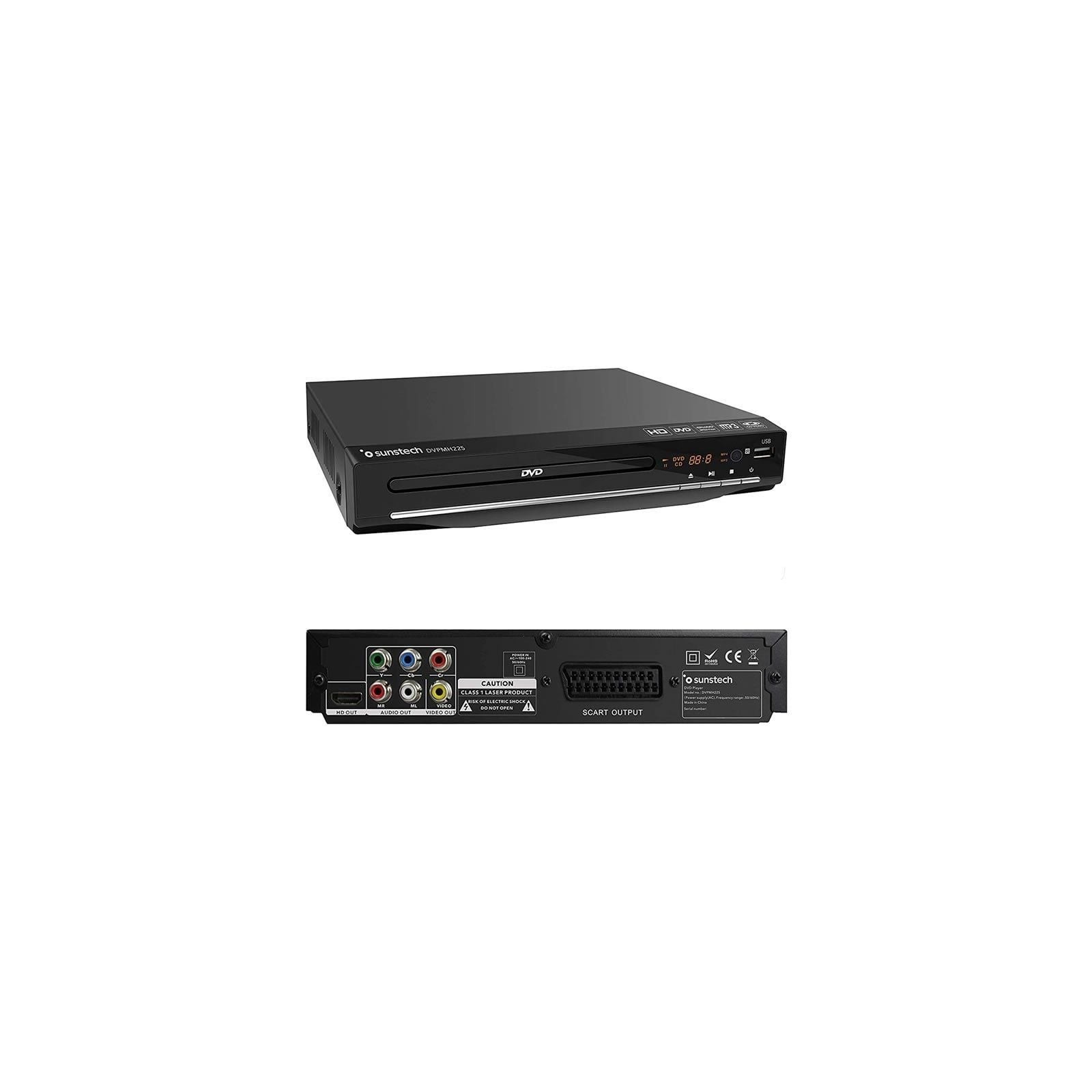 pReproductor DVD compacto y practico con HDMI y entrada USB para que puedas disfrutar de todos tus contenidos multimedia con la