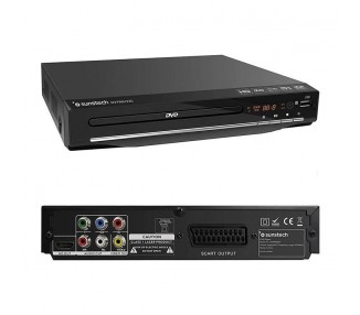 pReproductor DVD compacto y practico con HDMI y entrada USB para que puedas disfrutar de todos tus contenidos multimedia con la
