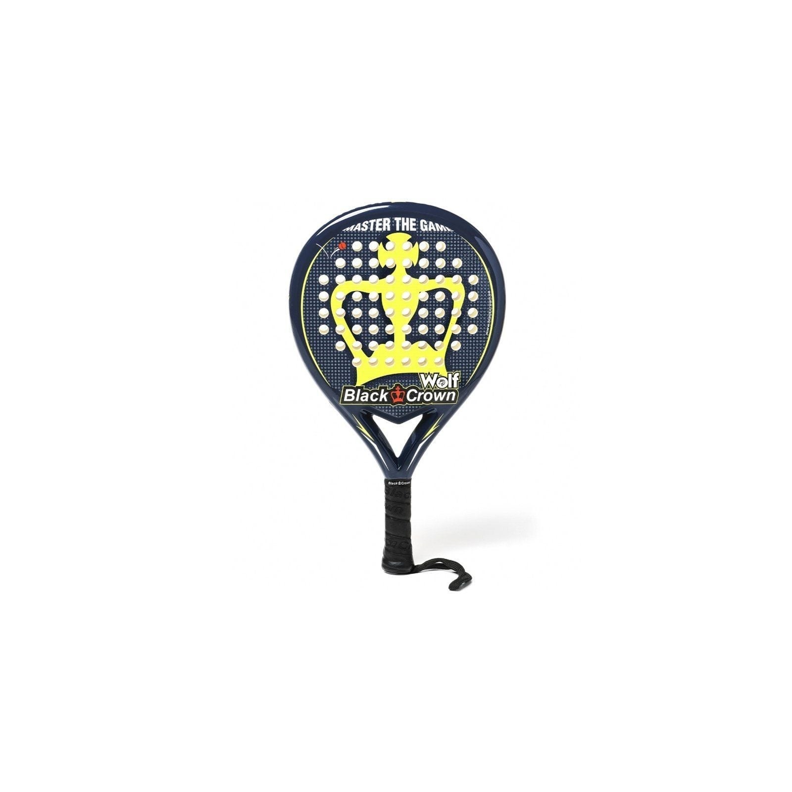 h2Pala Padel Black Crown Wolf h2divpEl modelo Wolf es de forma redonda y con superficie rugosa ppDisenada para jugadores de niv