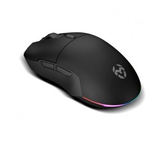 ph2KOMET h2h2RGB WIRELESS GAMING MOUSE h2ul liSensor optico PMW 3212 de gran precision li li8 botones li li5 niveles DPI 800 12