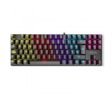 ph2KASIC TKL h2h2MECHANICAL RAINBOW TKL GAMING KEYBOARD h2ul liFormato TKL sin teclado numerico li liTeclado mecanico con switc