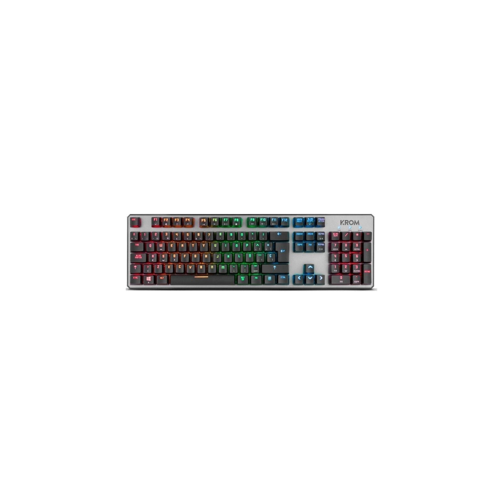 ph2KERNEL h2h2RGB MECHANICAL KEYBOARD h2ul liTeclado con switches mecanicos li liIluminacion LED RGB 168 millones de colores li