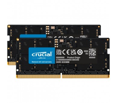 Memoria ram ddr5 32gb 2x16gb crucial