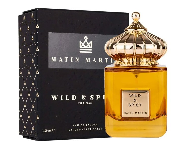 Matin Martin Wild & Spicy Eau de Parfum for Men Peppery and Intense 100ml