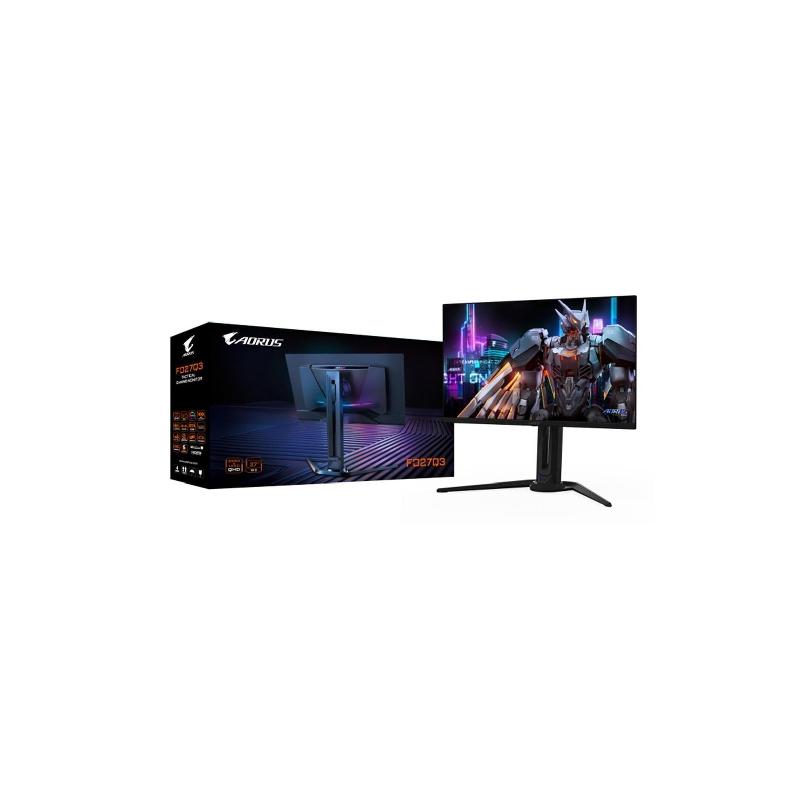 Monitor gaming gigabyte fo27q3 27pulgadas qhd