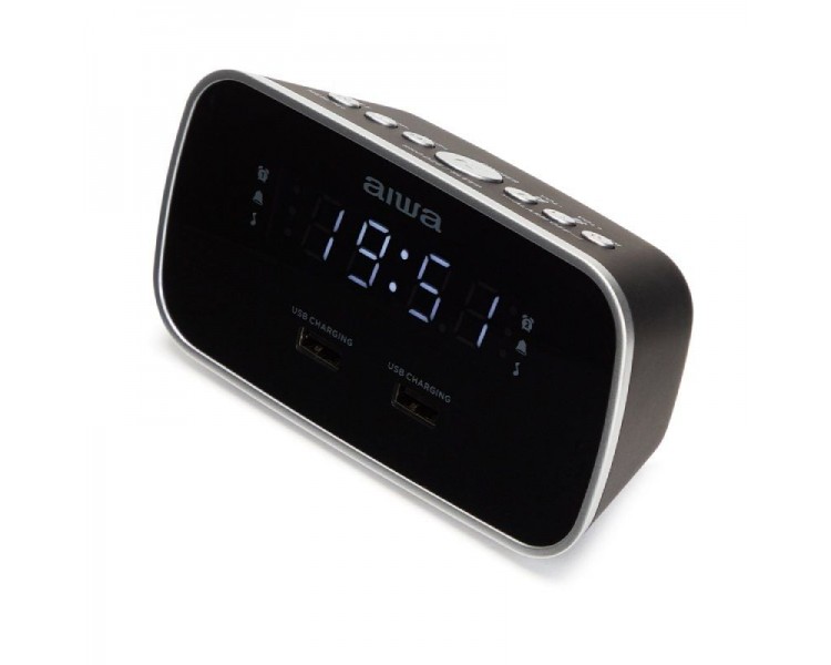 ph2ELEGANTE RADIO RELOJ DESPERTADOR h2Tamano pequeno y compactobrbrh2FUNCIoN DOBLE ALARMA h2Con funcion Snooze y Sleepbrbrh2CON