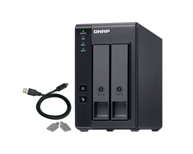 QNAP 2 bay 35 SATA HDD USB 31 type cQNAP TR 002 Orden unidad