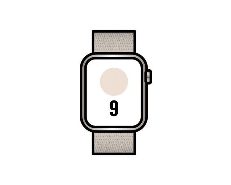 Apple Watch Series 9/ Gps/ 41Mm/ Caja De Aluminio Blanco Est