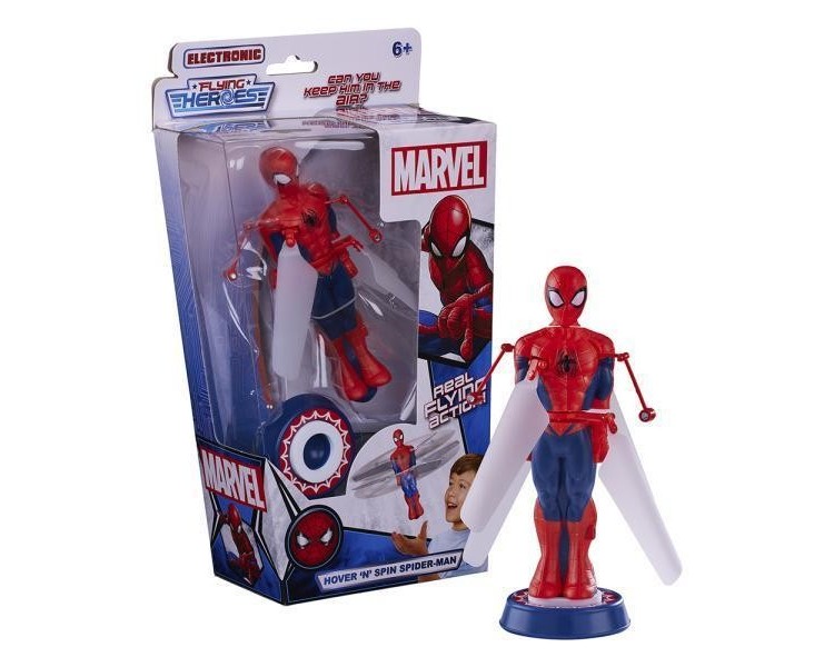 Figura Electronica Flying Heroes Marvel Spiderman
