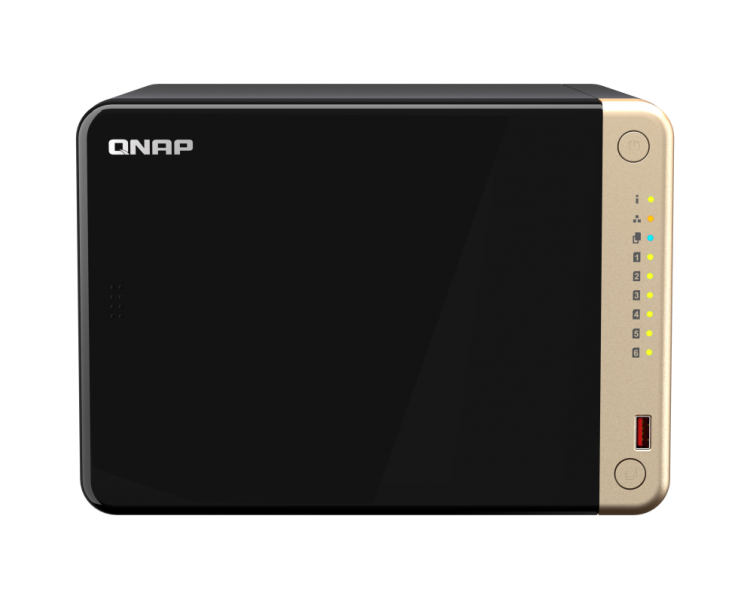 NAS QNAP TS 664 8G TORRE ETHERNET NEGRO N5095