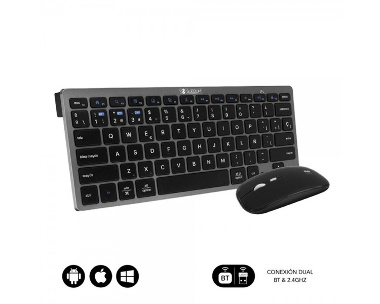 Teclado raton subblim subkbc oco020 inalambrico