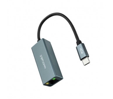 ADAPTADOR USB TIPO C A RJ45 NANOCABLE 15CM