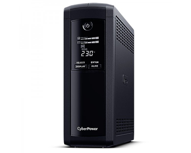 pCyberPower VP1600ELCD ofrece a los usuarios domesticos y de oficina un respaldo de bateria confiable y protege las PC de ofici