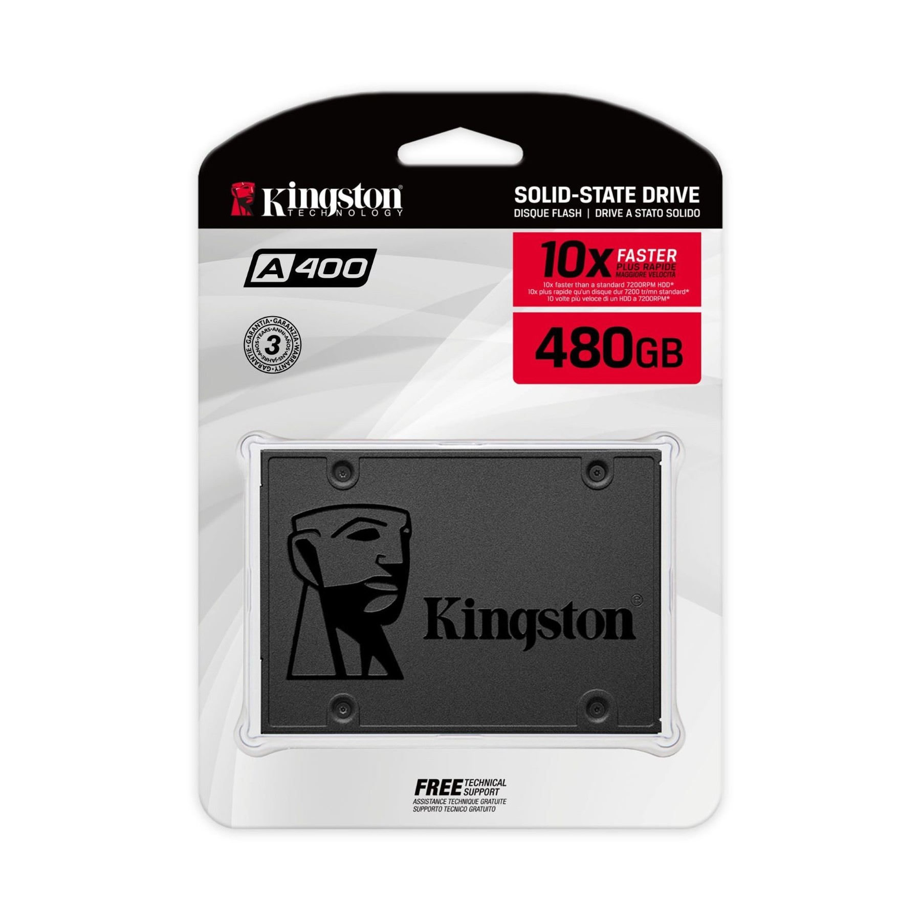 DISCO DURO 2.5 SSD 480GB SATA3 KINGSTON SSDNOW A400