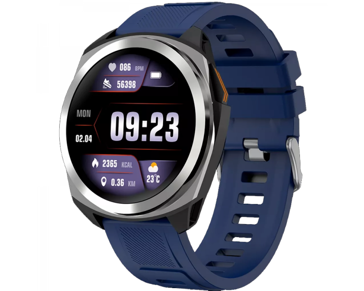 CANYON RELOJ INTELIGENTE MAVERIC SW-83 GPS PLATA/AZUL